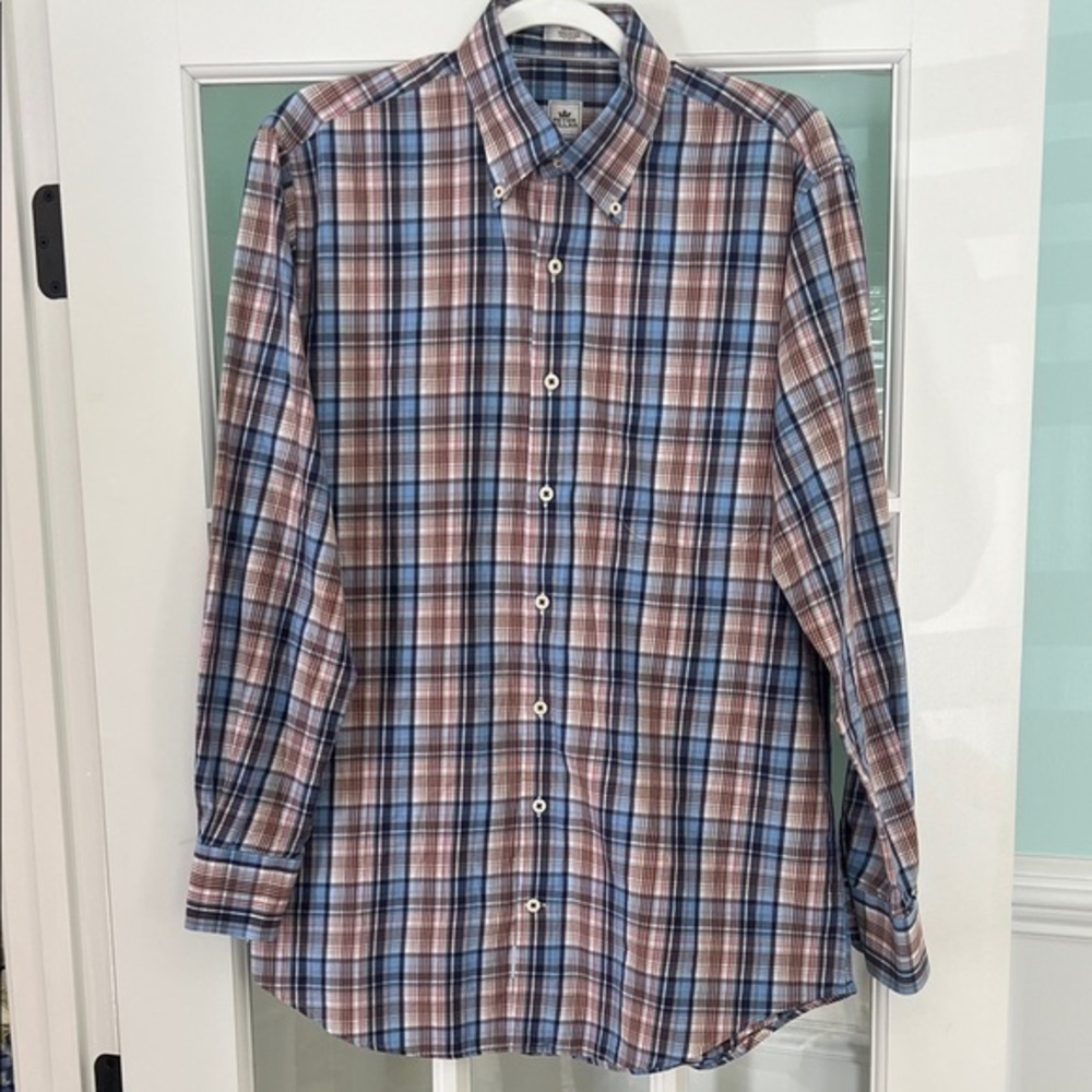 Peter Millar Men’s Plaid Button Up | M